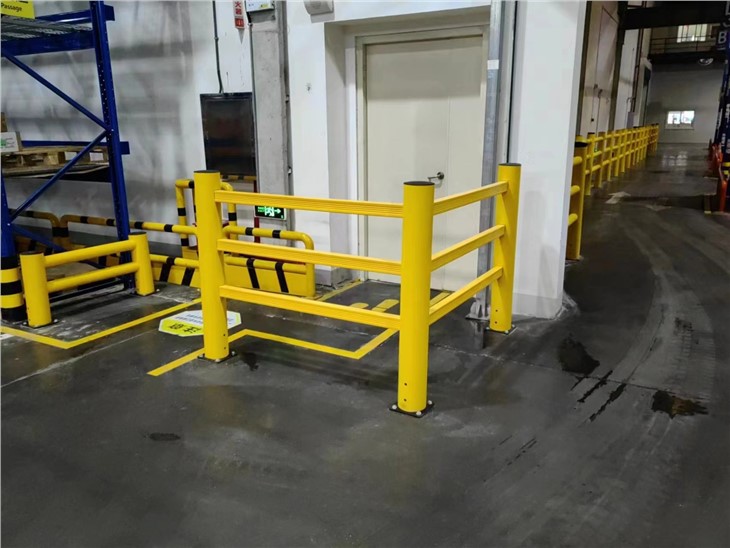 Οικονομική Ευέλικτη Προστασία Flexible Barrier Forklift Impact Protection Safety Guardrail Anti-Collision